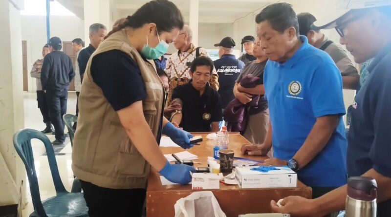 Pemeriksaan Gratis di HUT Ke-30 PKP Diminati Ibu-Ibu dan Kaum Pria